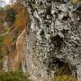 しばらくは粘土層の樹林帯を急登。ソレが終わると岩だらけの景色になります。